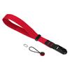 Cobby Wide Wrist Strap with Anchor Design for DSLR and Mirrorless Includes Oval Ring for Drop Warranty Anti-Slip Cameras, Prevention, 12-Month (Red)
