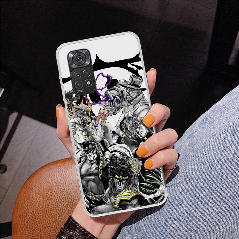 Чехол для телефона JoJo's Bizarre Adventure Stardust Crusaders для Xiaomi Redmi Note 15 14 13 12S 12 11 Pro Plus 14S 11S 11E 10 10S 11T