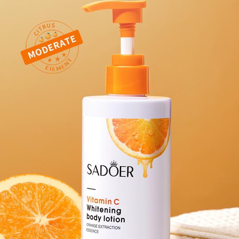 VC Whitening Body Lotion SADOER Vitamin C Увлажнение и увлажнение кожи