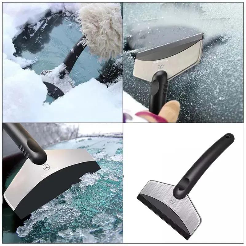 Car Accessories Snow Brush Cleaning Shovel Glass Ice Scrapers Tool For Mercedes Benz W204 W205 W212 W213 W177 W176 W117 X253 AMG