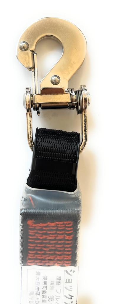 Polymer Gear New Standard Polymer Reel Double Lanyard for Full Body Safety Harnesses with Entanglement Fall Arrest Includes One Pair of Gloves