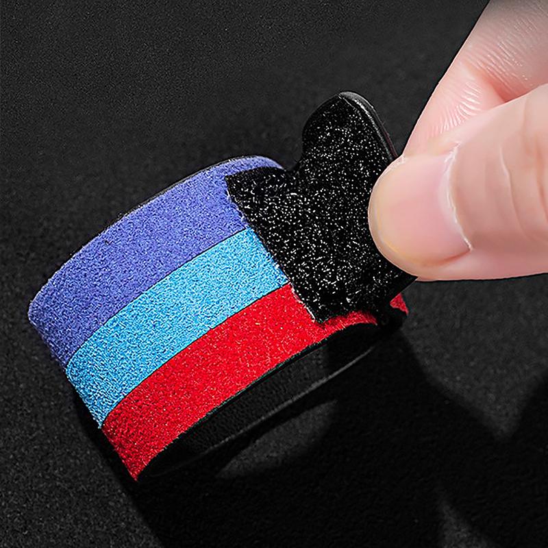 1 шт., стандартный универсальный набор рулевого колеса, аксессуары для модификации автомобиля, центральная линия, креативная маркировка, наклейка-подсказка