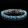 Women's Gold-Plated Zircon Tennis Bracelet - Full Diamond Design, Model S5650