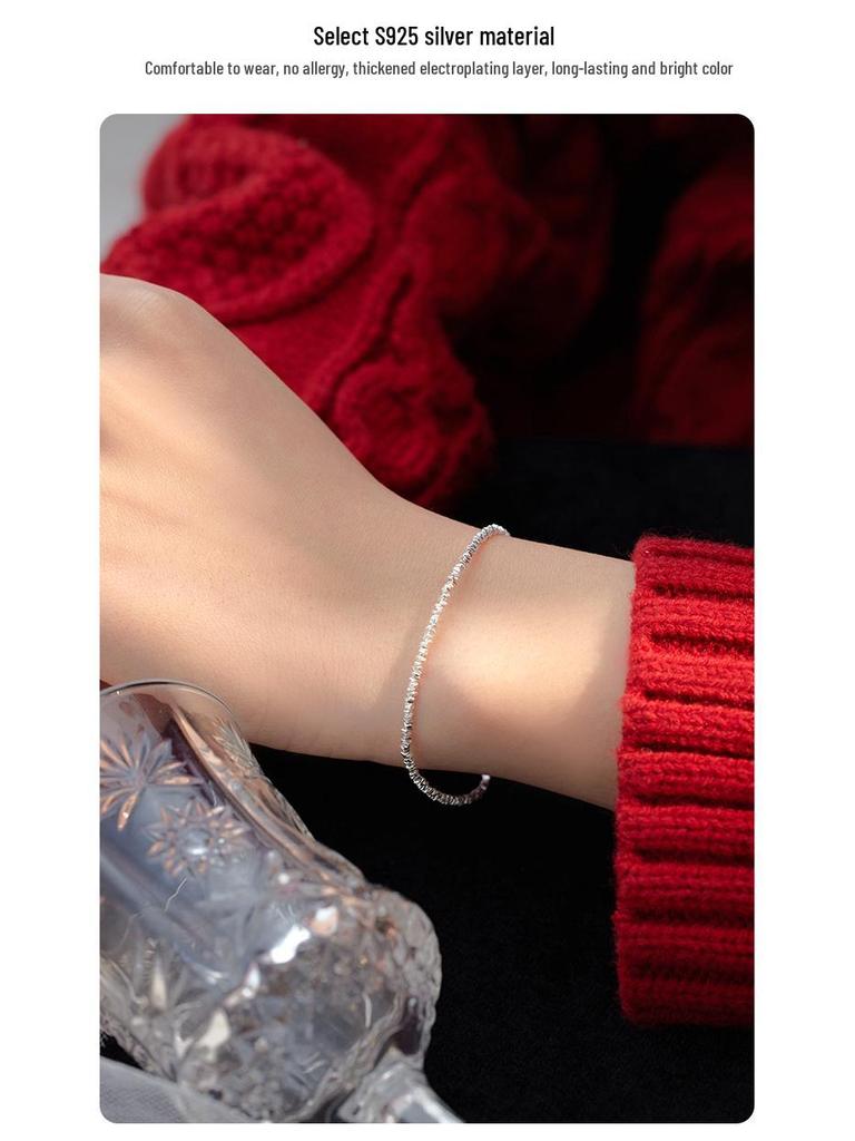 Браслет Banyan Tree из серебра 925 пробы с OT-застежкой, Изысканный нишевый дизайн, Женские украшения для ношения в несколько рядов