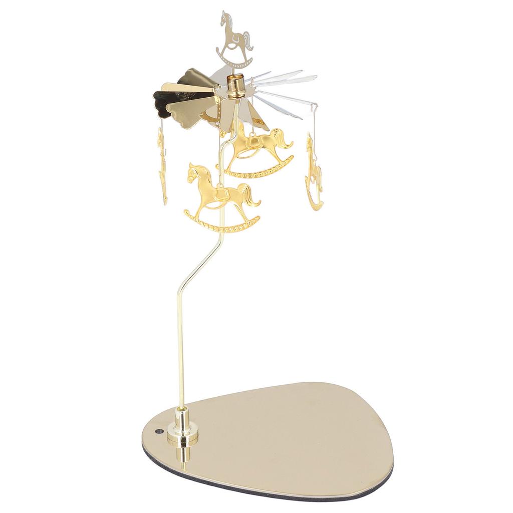 Подсвечник круглый треугольный поднос романтический европейский стиль нержавеющая сталь вращающийся ароматерапевтический подсвечник в виде колокольчика