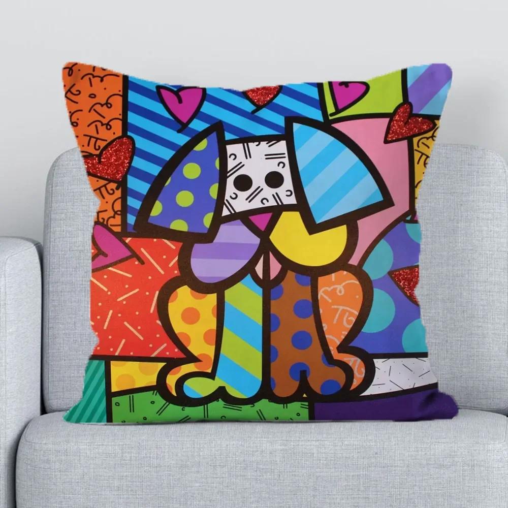 Throw Pillow Covers Decorative Cushion Cover Britto Home Decor Decorative Cushions for Sofa Home Decoration Accessoriesz,