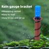 Плавающий дождемер Индикатор осадков со шкалой Инструмент для измерения осадков с держателем для дождемера для дома газонов садов ландшафтного дизайна