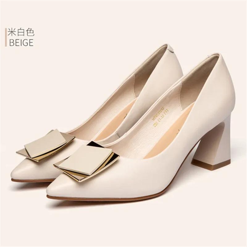 Женская обувь женская классическая черная остроносая на квадратном каблуке туфли женская мода офисная рабочая красные лодочки zapatos ab379