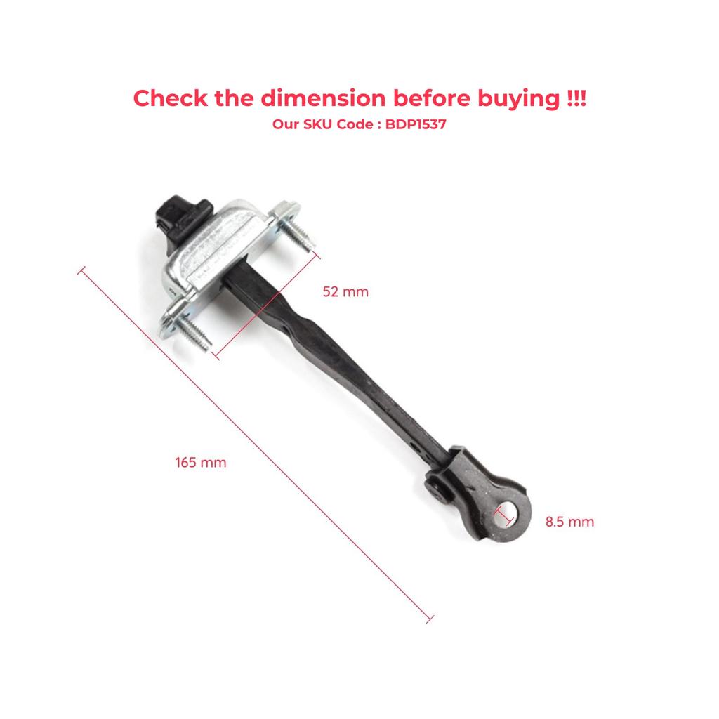 EDP1537 Rear Door Stop Check Assy Limiter Strap for Dacia Renault Sandero MK3 LJI Logan LJI Taliant 824308415R