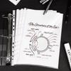 Deli A4 Textured 11-Hole Document Inner Pages