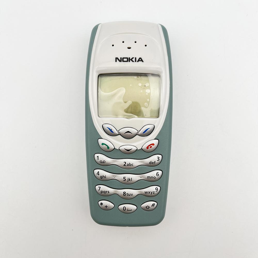 Восстановленный разблокированный оригинальный мобильный телефон Nokia 3410 GSM 900 / 1800 с 1 SIM-картой