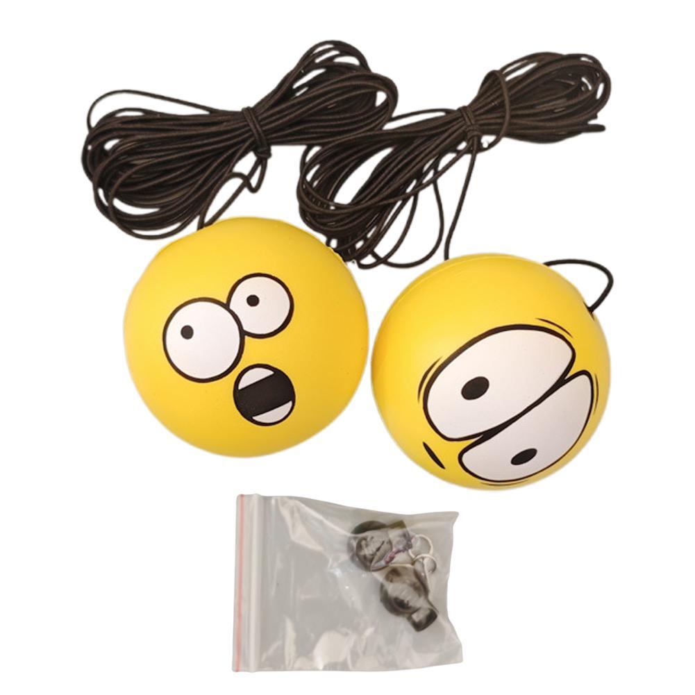 Garage Tennis Parking Aid 7cm Garage Hanging Ball 4m Elastic Rope PU Foam Ball Car Parking Sign Decoration General Car Ornament
