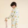 Fenteng Boys' Pure Cotton Antibacterial Long-Sleeved Pajama Set