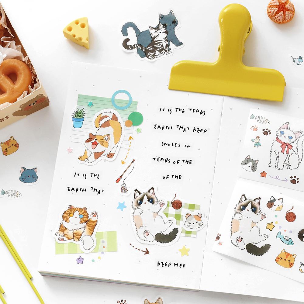 200см/рулон Милая серия для вечеринок с питомцами Вася Дай-кат лента для DIY скрапбукинга Коллажный материал Украшение для чехла телефона и блокнота Подарок