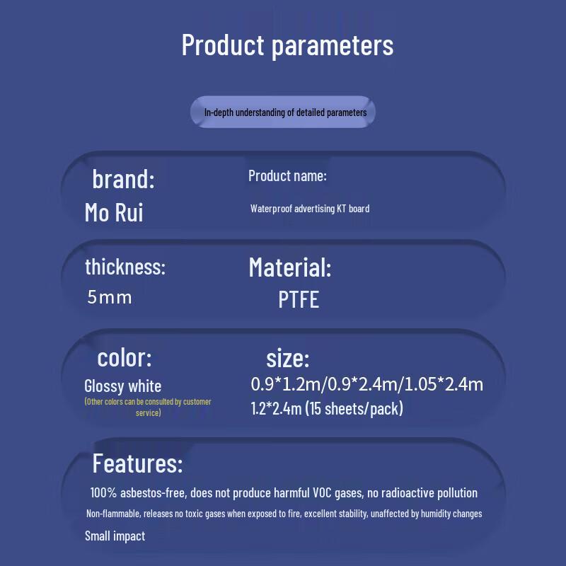 Morui Glossy KT Foam Board
