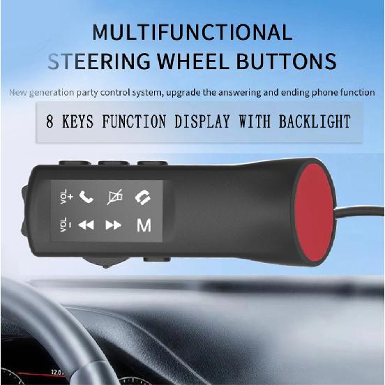 8Key Universal Car Steering Wheel Buttons Multi-functional Remote Controller Android Car Radio DVD SWC Accessories Radio Accessories 4
