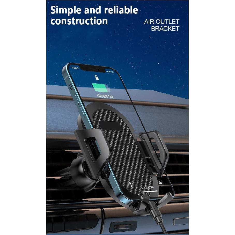 Car Phone Holder For VW Golf 8 MK8 2021-2023 8.3/10" Screen Mobile Phone Support Car Mounts 15W Wireless Charging Accessories