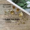 Manual Luggage Trunk Lock Dollhouse Metal Crafts Box Case Corner Suitcase Protector Doll Bags Parts