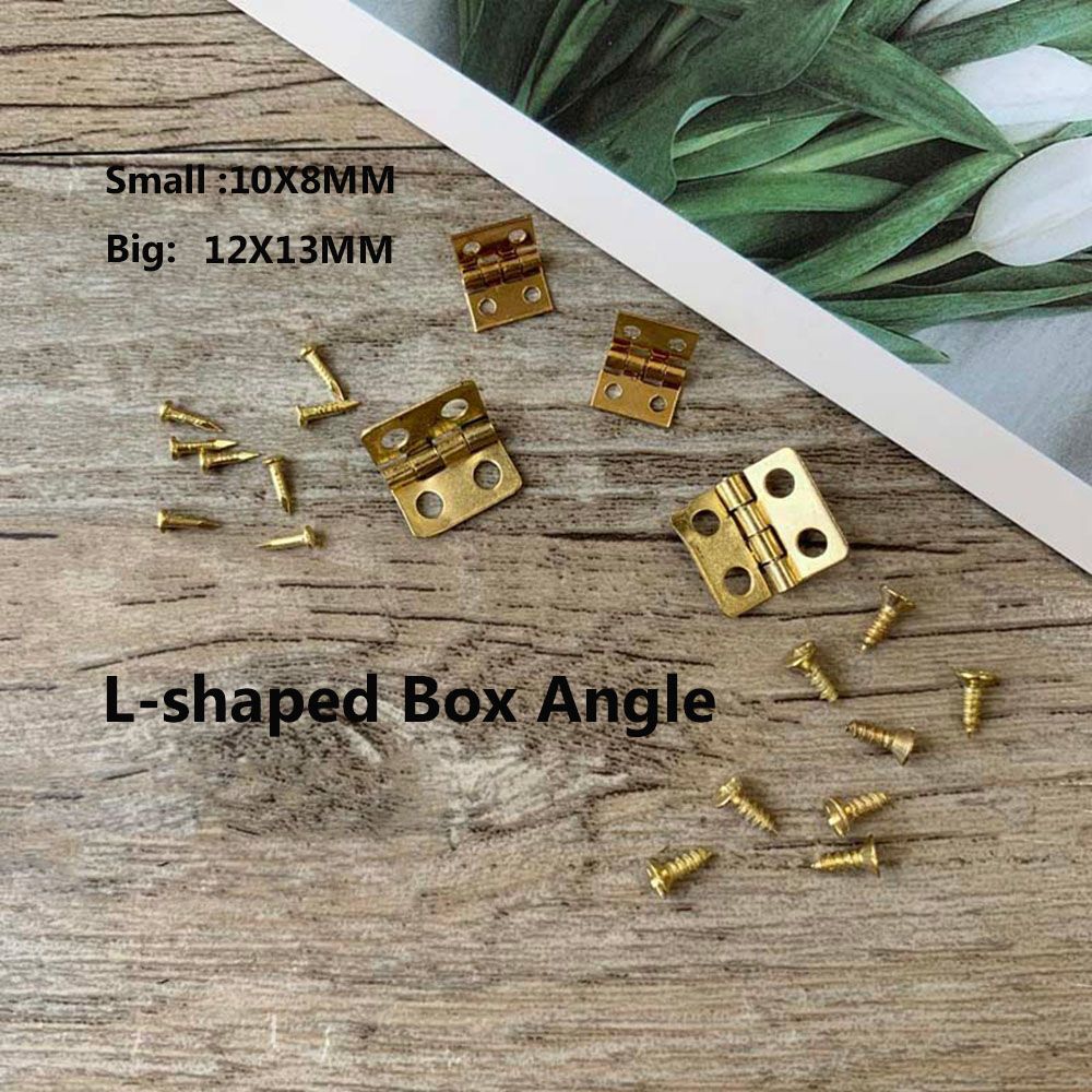 Manual Luggage Trunk Lock Dollhouse Metal Crafts Box Case Corner Suitcase Protector Doll Bags Parts