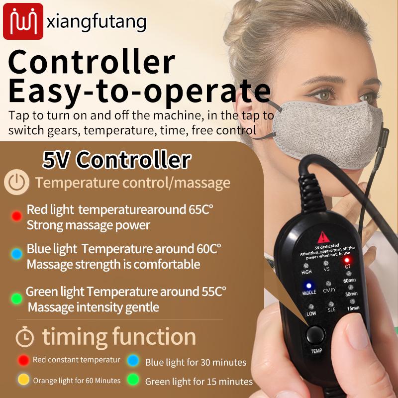 Красный свет Терапия Нагрев Назальный Массажер/Быстрый Нагрев/Облегчение Заложенности Носа при Простуде/Аллергический Ринит/Насморк/Полностью Облегающая Назальная Маска