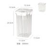 3L Cereal Dispenser Four-Compartment Sealed Container Moisture-Proof Stacked Snack Coffee Grain Storage Box Organizer Kitchen