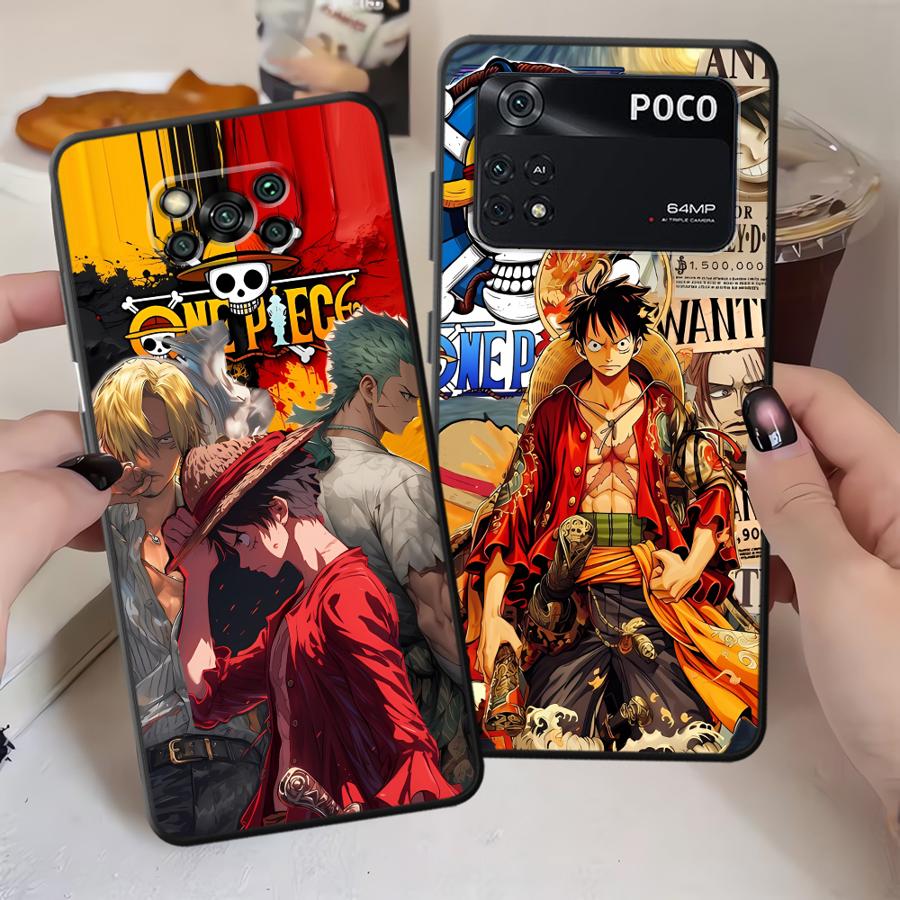 Чехол для телефона Xiaomi Poco X3 X4 X5 C50 F3 F4 F5 M5 C51 M3 M4 Pro C65 с аниме Луффи и Зоро Funda