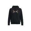 Under Armour Свитшоты Rival Женские Черные С Капюшоном Утепленные Обычные Унисекс 1380262-002