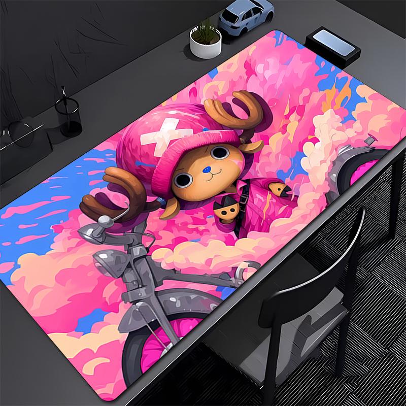 Mouse Pad one piece Tony Tony Chopper PC Computer Gamer 90x40cm Gaming Accessories Mousepad Keyboard Desk Mat Carpet Table Pad