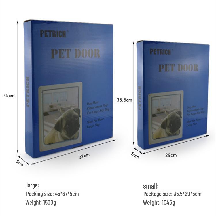 Golden Retriever Size Dog Door for Wooden, Glass, UPVC, and Security Doors - Safe Pet Entry & Exit