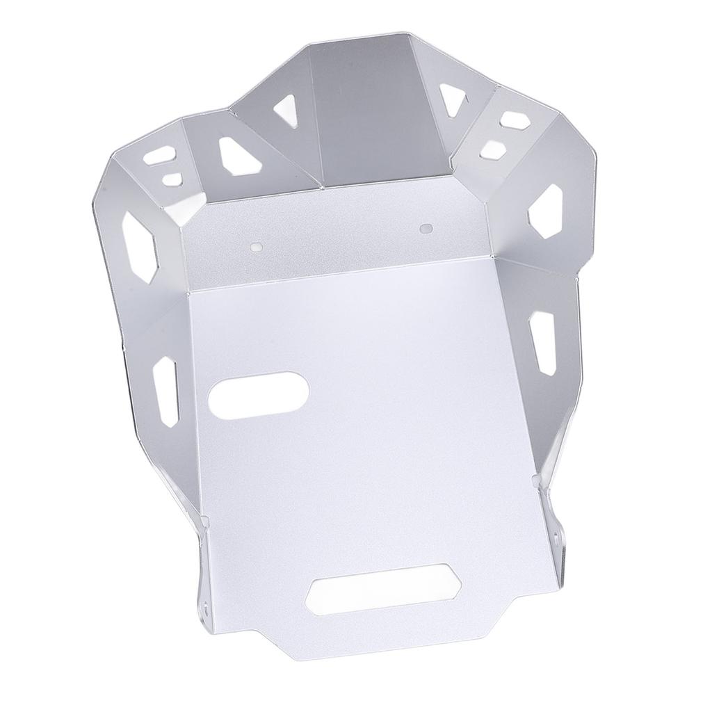 Motorcycle Engine Skid Plate Effective Protection Aluminum Alloy Engine Chassis Guard for 800DE 2023 2024 Silver