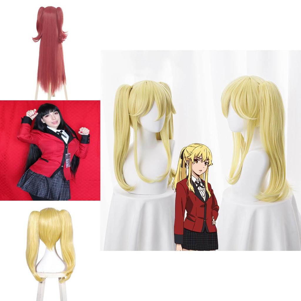 Какегуруи Джабами Юмэко Мэри Кирари Юмэми Руна Длинные Косплей Вечеринка Парик для волос Для поклонников аниме