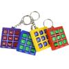 Tic Tac Toe Game Keychain with Key Ring Tic Tac Toe Keyholders Colourful Portable Birthday Party Gift for Kids