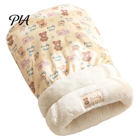 Cozy Cat Bed for Indoor Use Plush Sleeping Bag, Soft Pet Cave Bed, Fluffy Warm Lightweight Blanket Outdoor Trips Puppy Sack, Washable