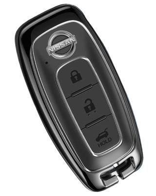 Чехол для смарт-ключа MKMC, Материал сплав, Автомобиль Nissan, Новая Serena C28, X-Trail, T33, Aria, Sakura, Аксессуары (черный)