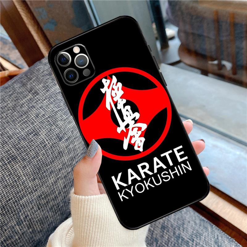 Кейс для iPhone 14 12 11 15 16 Pro Max с изображением Ояма Киокушинкай Каратэ Чехол для iPhone 13 12 Mini X XR XS Plus