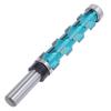 Flush Trim Spiral Router Bit 1/2in Shank 3/4in Cut Diameter Double Bearing Carbide Router Bit for Wo