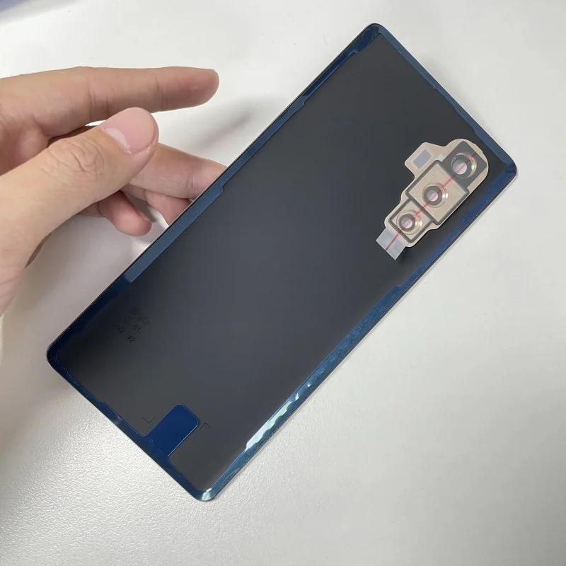 Корпус V70 ThinQ 5G для LG Velvet 2Pro LM-V700N Стеклянная задняя крышка аккумулятора Ремонт Замена Задний корпус