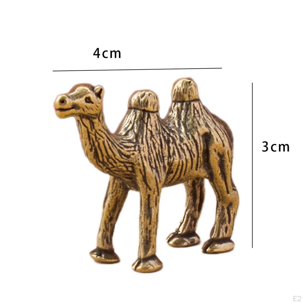 Camel Statue Miniature Figurine Micro Landscape Animal Sculpture Small Ornament
