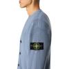 Stone Island Badge V-Neck Loose Fit Single-Breasted Long Sleeve Knit Sweater Men sweater L1S155100009S00D8-V0024