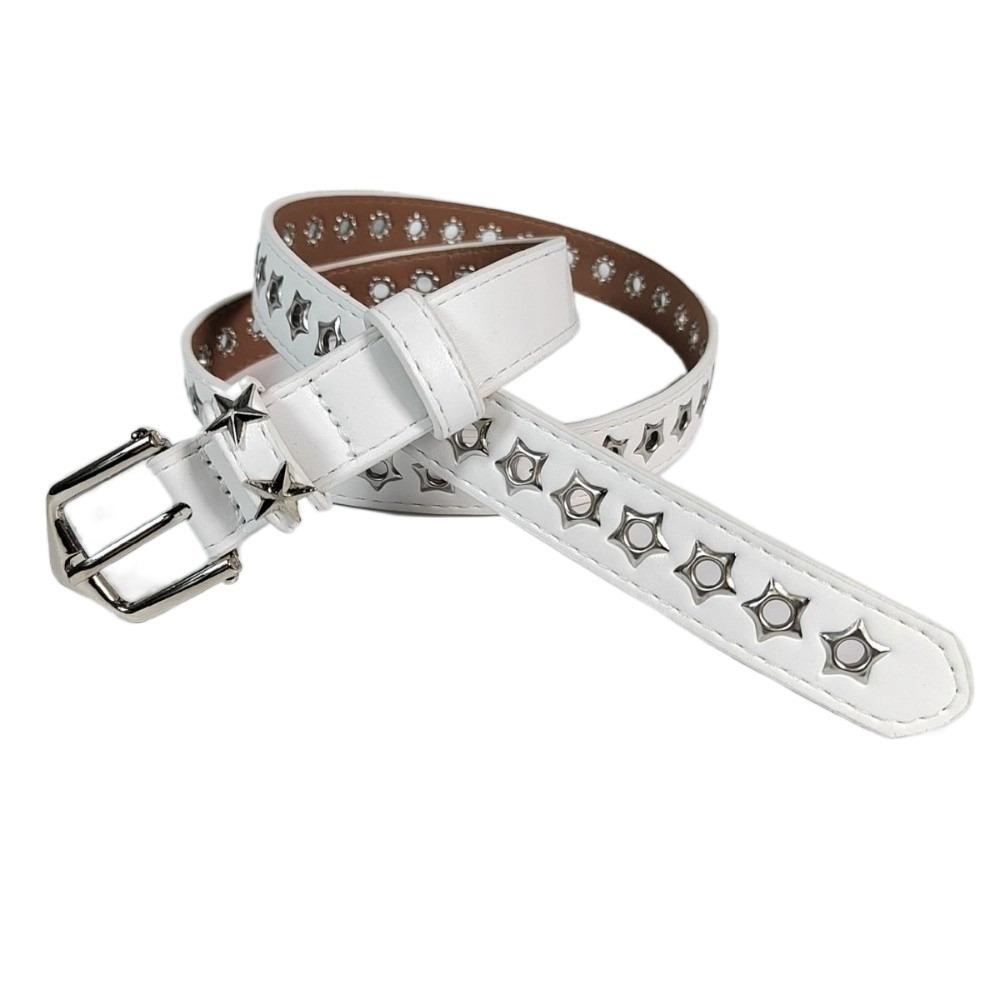 Звездочки Люверсы Y2K Звездные Пояса на Талию Металлическая Пряжка Девочки Заклепки Пояс Женский Джинсовый Ремень Женский