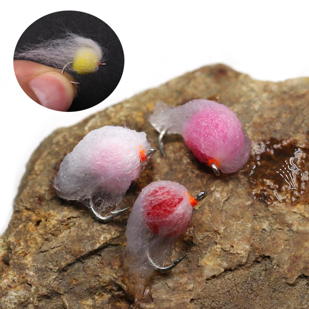 Синтетическое доильное яйцо, мягкая рыбья икра, мокрые мухи, форель, лосось, стальная голова, рыболовные яйца, приманка, оранжевый, розовый, белый