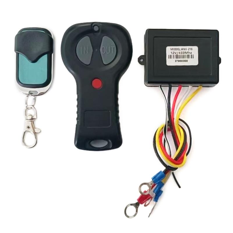 Remote Control Kit DC 12V 433MHz Wireless Winch Controller Universal for ATV SUV