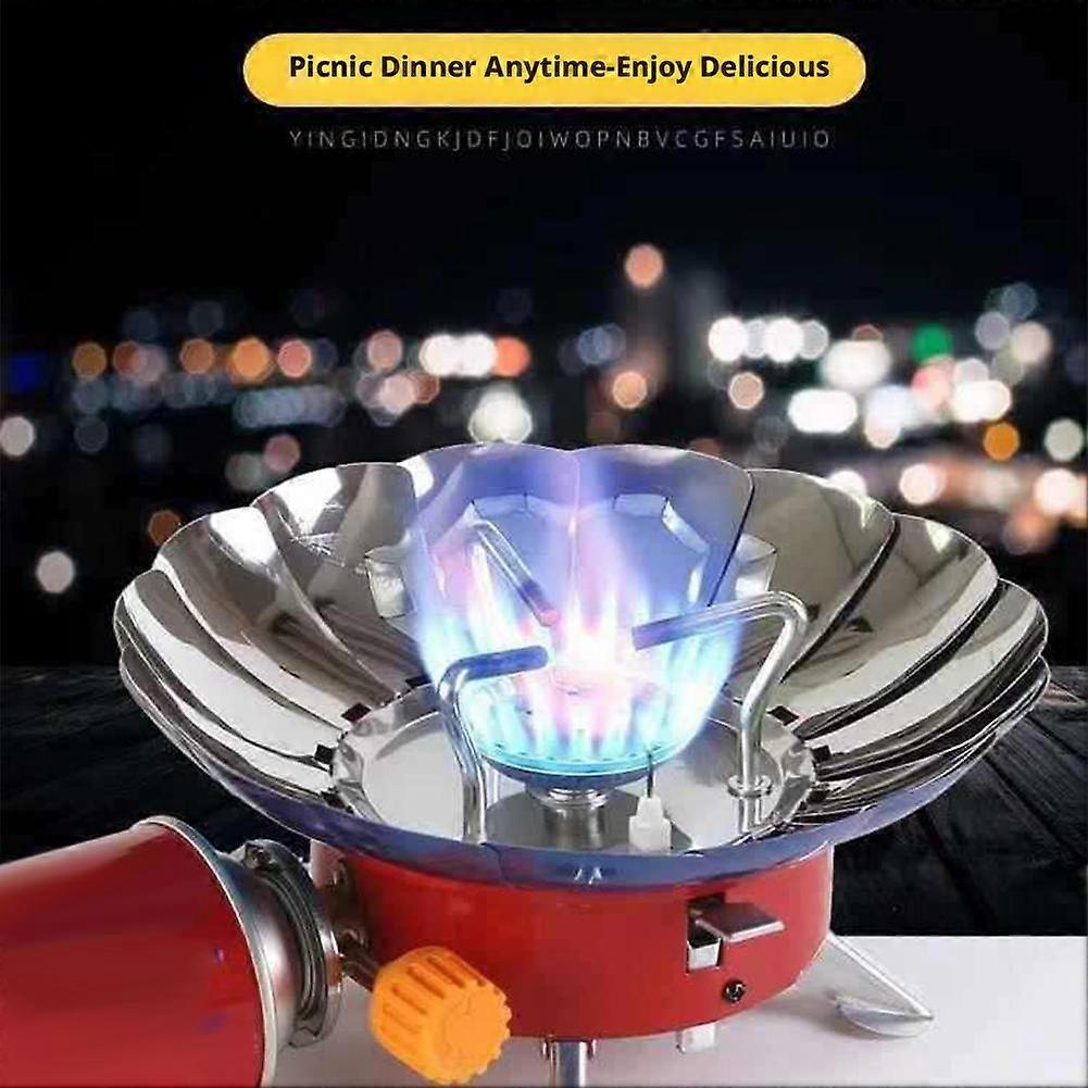 Windproof Small Cassette Stove Stainless Steel Portable Mini Outdoor