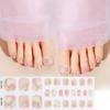 Semi-cured Gel Toe Nail Stickers Toe Gel Manicure Stickers 3D Baked Light Nail Therapy