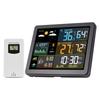 Weather Station Wireless Indoor Outdoor with Sensors Color Display Digital Weather Forecast