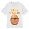 Camisetas con un divertido patrón egg sheran mee casual camiseta de manga corta de verano y