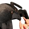 Black Spider Plush Toy Huge Realistic Fluffy Stuffed Animal