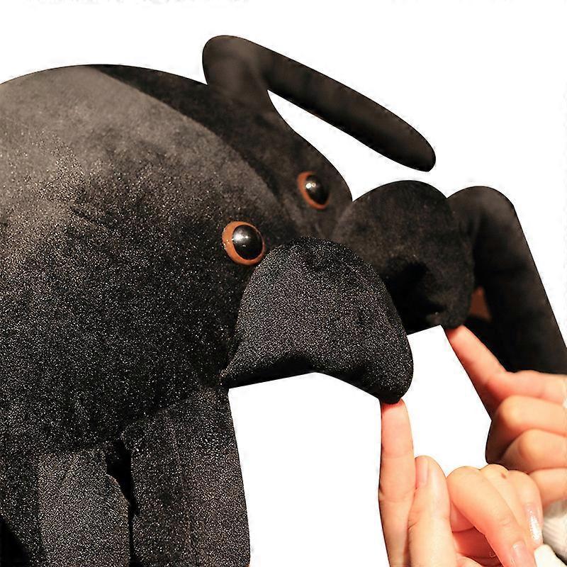 Black Spider Plush Toy Huge Realistic Fluffy Stuffed Animal