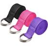 Yoga Strap Cotton Exercise Straps Adjustable D Buckle Gives Flexibility for Yoga Stretching Pilates 1.8Mx3.8CM P8X2