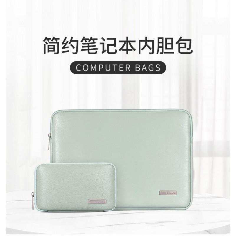 Slim PU Laptop Sleeve Case 11 12 13 14 15 Inch Notebook Computer Protective Inner Bag Business Travel Friendly